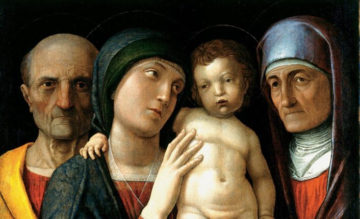 Den hellige familie med St.Elizabeth og den lille Johannes Døperen (1495-1500).