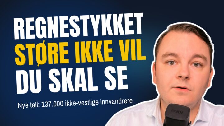 Her er innvandrings-regnestykket ingen vil snakke om: 68,8 milliarder årlig