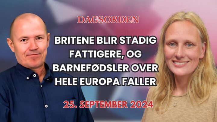Britene blir stadig fattigere, og antall barnefødsler faller over hele Europa