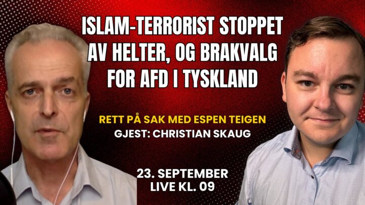 Islam-terrorisme, AfD med brakvalg og politiet dropper å besøke skolene | Rett på sak 23. september