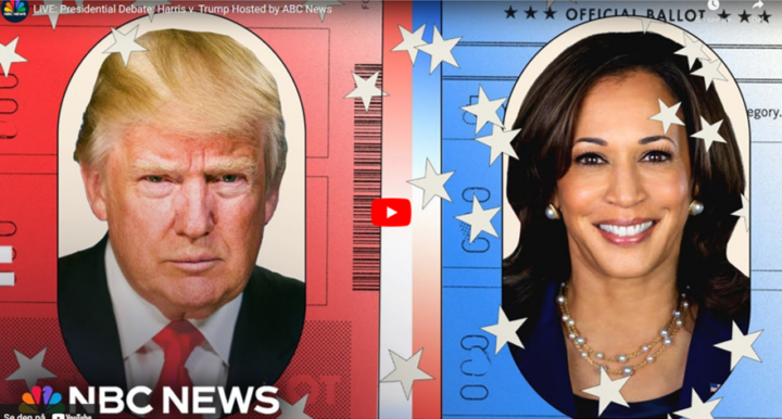 Se debatten mellom Kamala Harris og Donald Trump direkte
