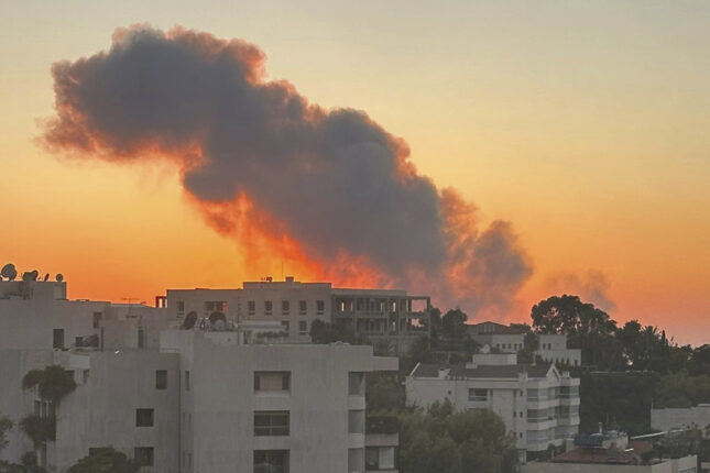 IDF med massivt angrep mot Hizbollahs militære hovedkvarter