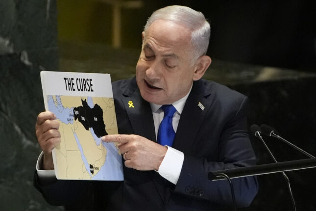 Benjamin Netanyahus tale i FNs «mørke hus»