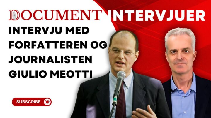Intervju med forfatteren og journalisten Giulio Meotti