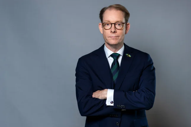 Sveriges utenriksminister trekker seg