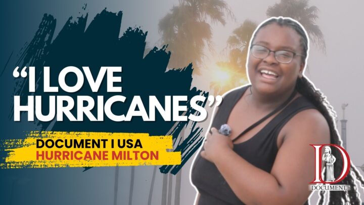 Se video: Amerikanere stålsetter seg til orkanen Milton i Florida: – Jeg elsker orkaner