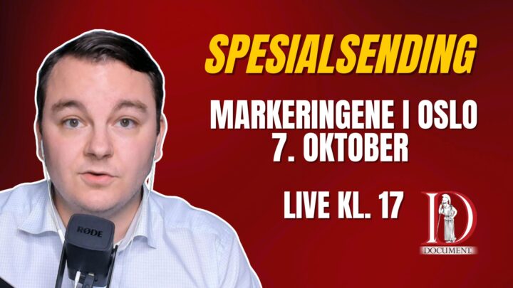 Document Live: Markering og demonstrasjoner 7. oktober