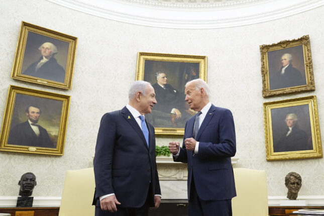 Biden og Netanyahu skal ha en samtale om Iran i dag