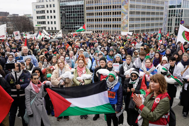 Palestinakomiteen nevner ikke terror mot Israel ved markering