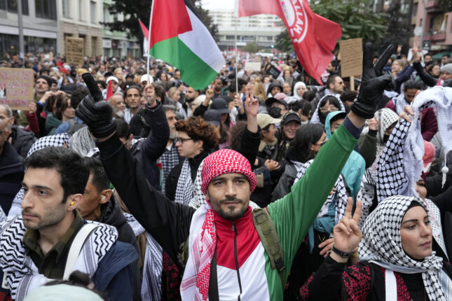 Demonstrasjon for terror på årsdagen for terror
