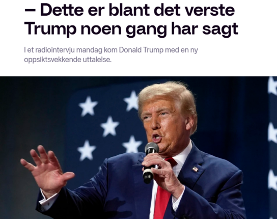 Hamas-tilhengere marsjerer i våre gater mens TV 2 sammenligner Trump med Hitler