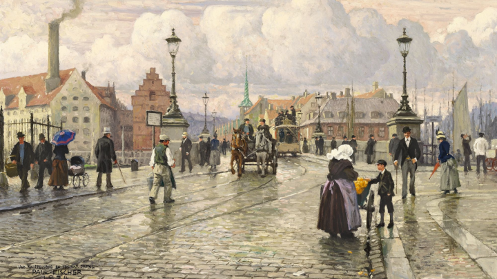 Ved Knippelsbro da jeg var Dreng (1924).