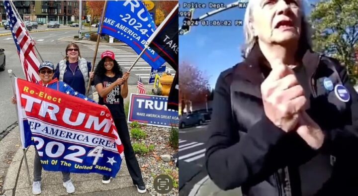 Eldre kvinne siktet for hatkriminalitet etter angrep på latinamerikanske Trump-tilhengere