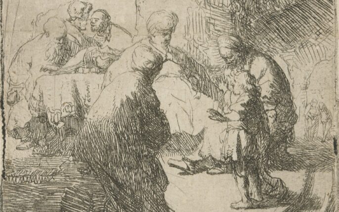 Den tolvårige Jesus i Templet (1630).