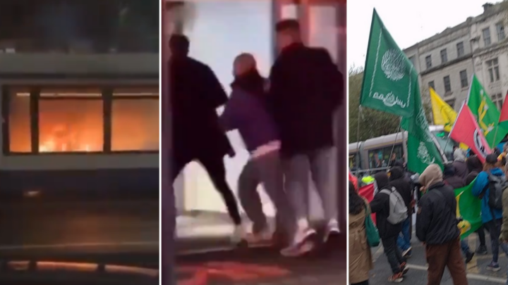 Se video: Arabere&NoBreak;&nbsp;til angrep og roper «kreftjøder»; borgermesteren i dialog med moskeene