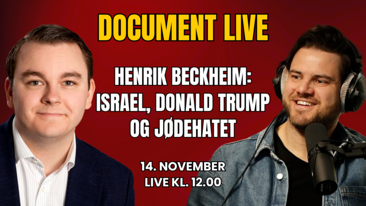 Document Live: Henrik Beckheim om Israel og jødepogromer i Europa