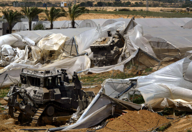 Avis: USA holder tilbake bulldosere til Israel