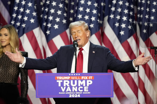 Trump vinner Pennsylvania, Harris har gått til sengs