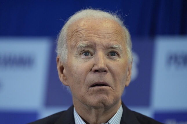 Biden: Trump trenger ris på rumpa