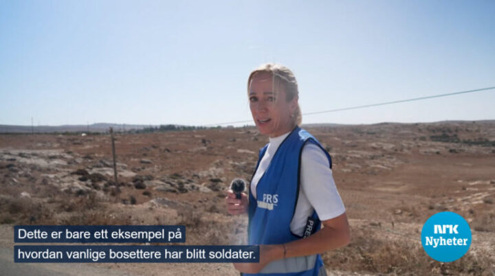 NRKs Åse Marit Befring intervjuer palestinere ved Bir Zeit som vil dø for å fjerne Israel