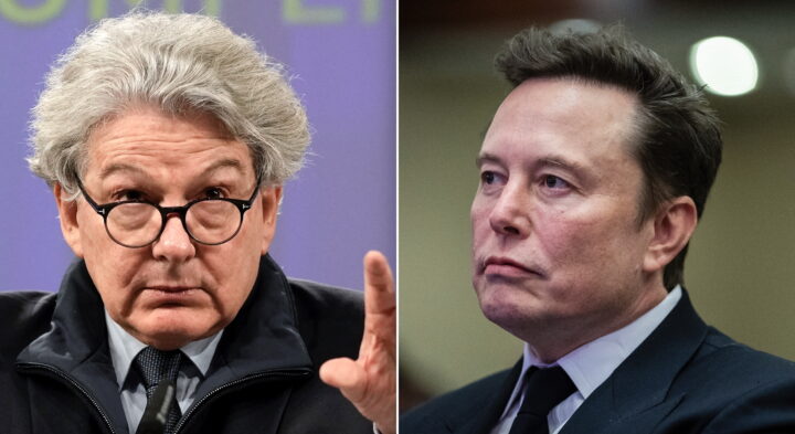 Elon Musk til Thierry Breton: – Uten USA ville du snakket tysk eller russisk