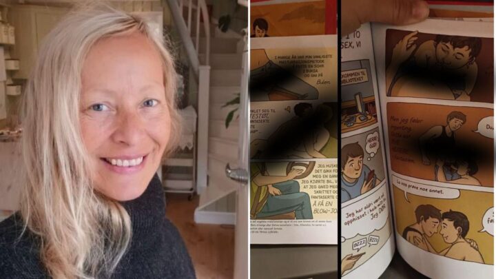 Foreldre reagerer på en tegneserie med homosex i norsk barneskole: – Griseri!