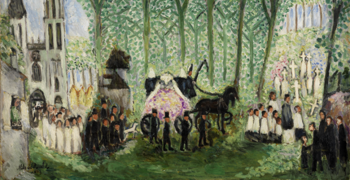 Begravning i Senlis (1913).