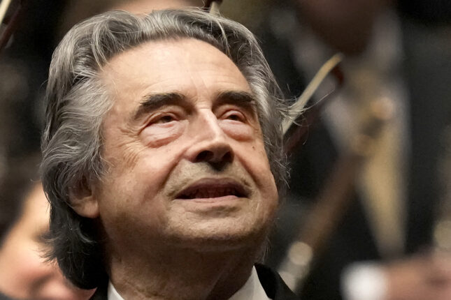 Den italienske dirigenten Riccardo Muti skal lede sin siste nyttårskonsert i Wien