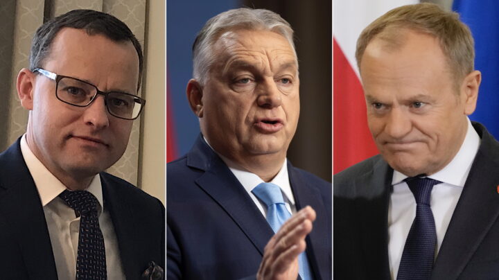 Donald Tusk og Polen i åpen strid med Viktor Orbán