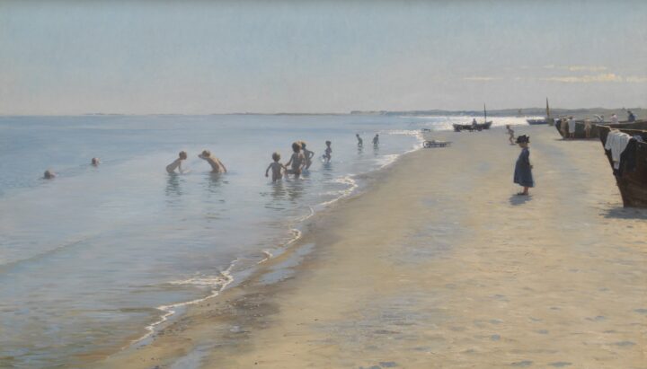 Sommerdag paa Skagen Sønderstrand (1884).