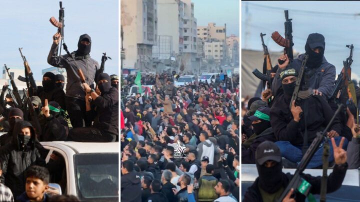 Se video: Her feirer palestinerne terroristens hjemkomst