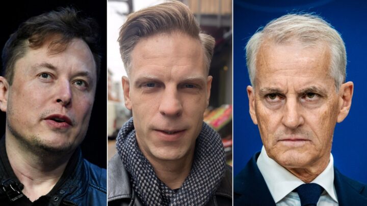 Erik (36) slår tilbake mot «fake news»-storm mellom Musk og Støre: – Voldsomt hykleri