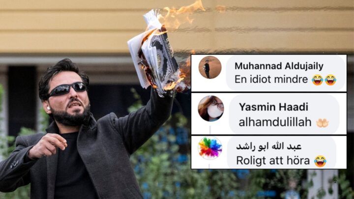Muslimer jubler over drapet på Salwan Momika: – Lovet være allah!