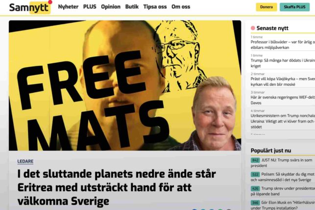 Svensk høyesterett forkaster Samnytt-redaktørens anke