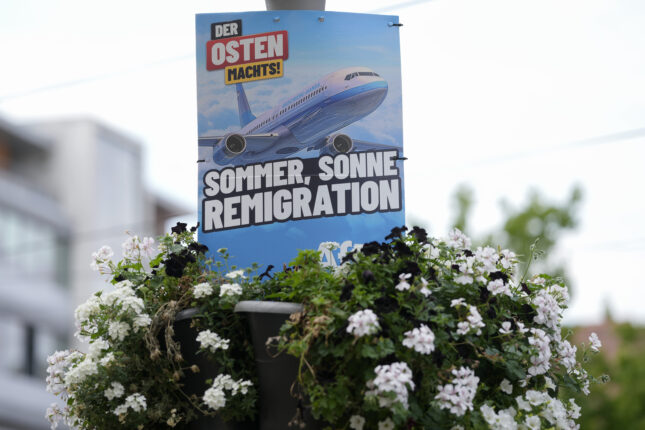 Relevant politisk stunt av det tyske partiet AfD etter&shy;forskes som hatefull ytring