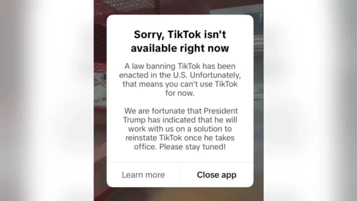 TikTok stengt i USA
