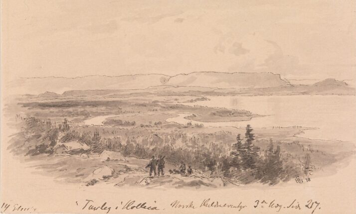 En Tiurleg i Holleia (1879).