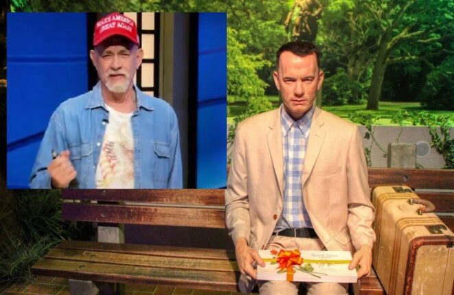 Tom Hanks spiller rasist og dum Trump-tilhenger