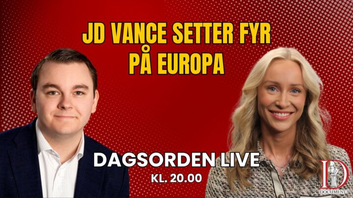 J.D. Vance setter fyr på Europa | Dagsorden LIVE 17. februar