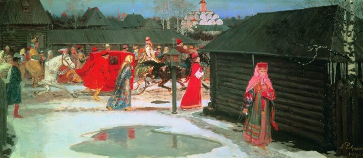 Brudefølge i Moskva, 1600-tallet (1901).