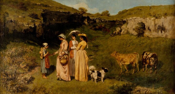 Unge damer fra landsbyen (1851-52).