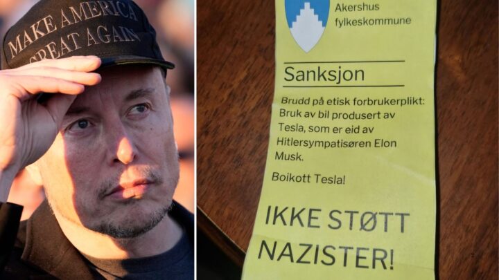 Tesla-eiere sjokkert: Fikk falske bøter med nazi-anklager