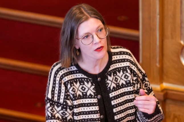 SV med «lusekofte&shy;sosialisme» fra Stortingets talerstol