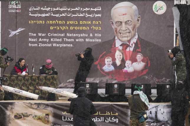 Groteske iscenesettelse av Hamas i Khan Younis