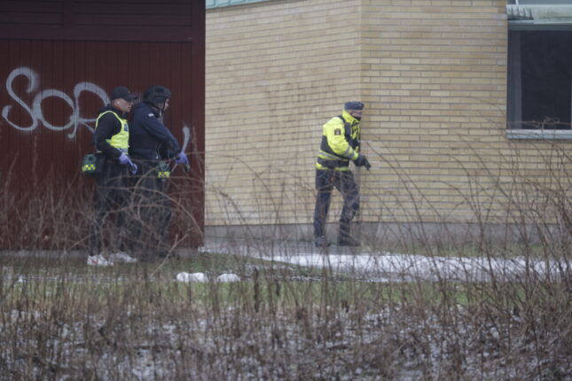Fem skutt ved skole i Örebro, faren er ikke over