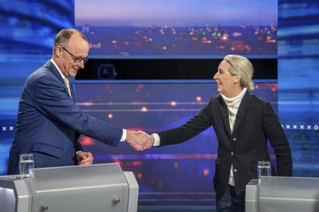 Scholz og Merz gjorde felles sak mot USAs visepresident og AfD i tv-debatt