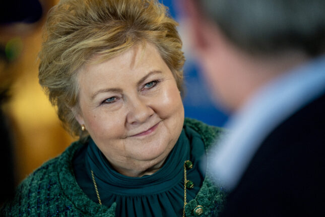 Solberg enstemmig innstilt til gjenvalg som Høyre-leder