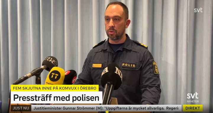 Se video: Flere drept og minst 15 skadd i skoleskyting i Örebro