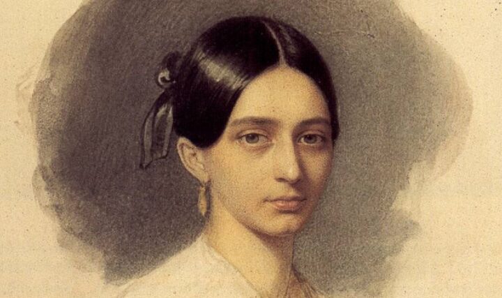 Portrett av Clara Josephine Wieck (1840).