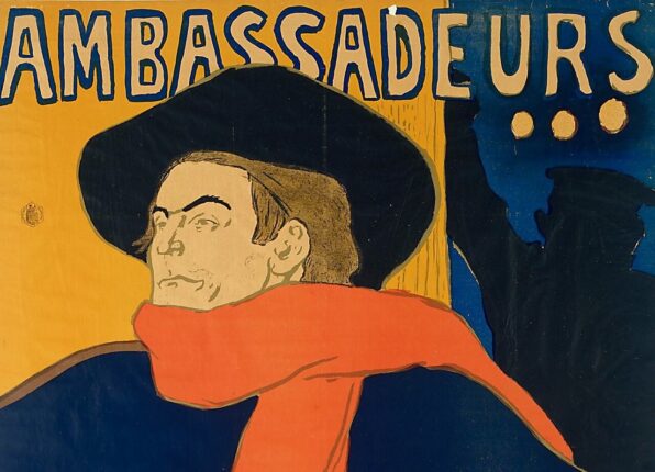Aristide Bruant dans son cabaret (1892).